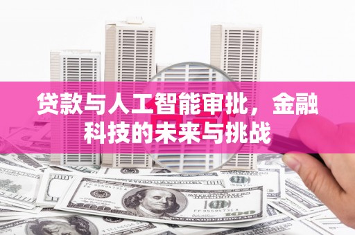 岳西贷款与人工智能审批，金融科技的未来与挑战