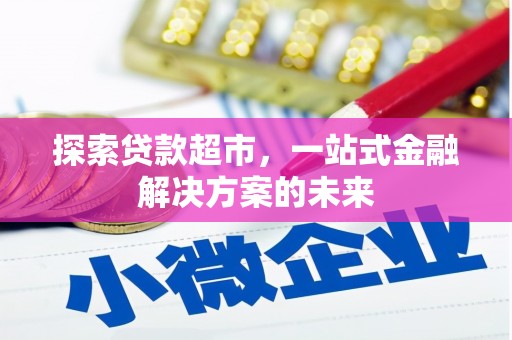 岳西探索贷款超市，一站式金融解决方案的未来