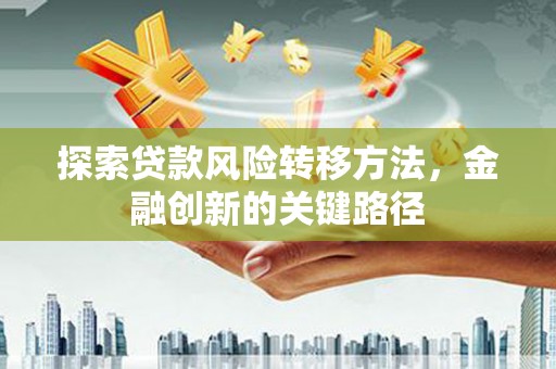 岳西探索贷款风险转移方法，金融创新的关键路径