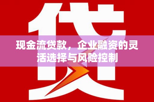 岳西现金流贷款，企业融资的灵活选择与风险控制