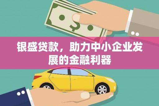 岳西银盛贷款，助力中小企业发展的金融利器