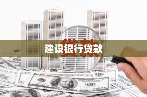 岳西建设银行贷款