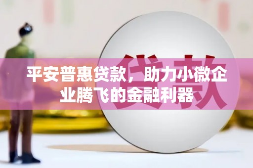 岳西平安普惠贷款，助力小微企业腾飞的金融利器