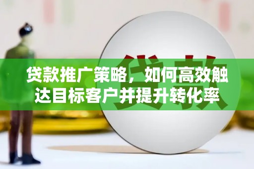 岳西贷款推广策略，如何高效触达目标客户并提升转化率