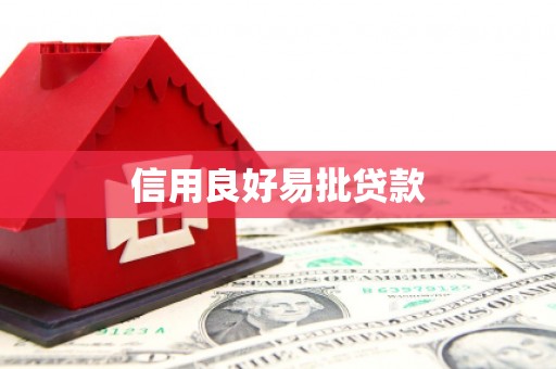 岳西信用良好易批贷款